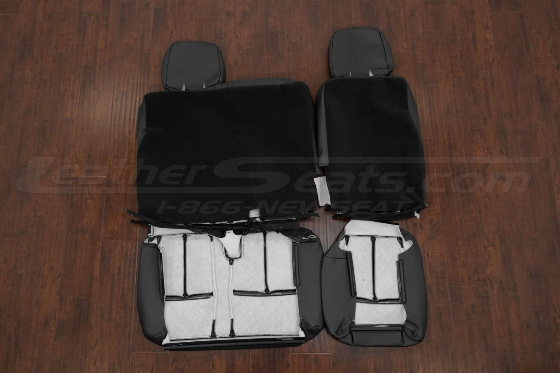 Third row ford expedition leather upholstery flipped