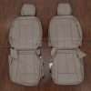 2012-2016 Ford Expedition aftermarket leather seat interior kit - puddy/oem stone- front seat upholstery