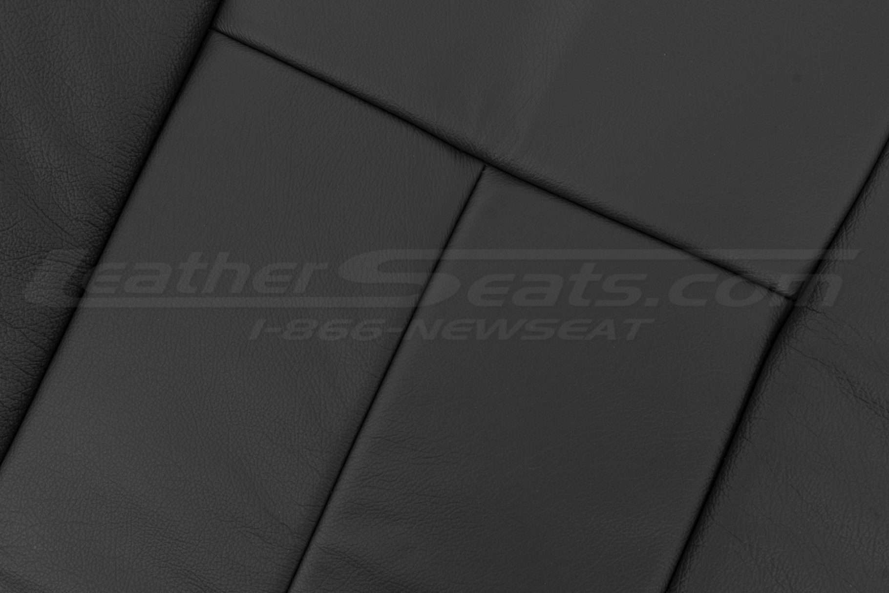 Dark Graphite leather texture close-up