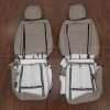 Front seat ford expedition leather seat covers flipped