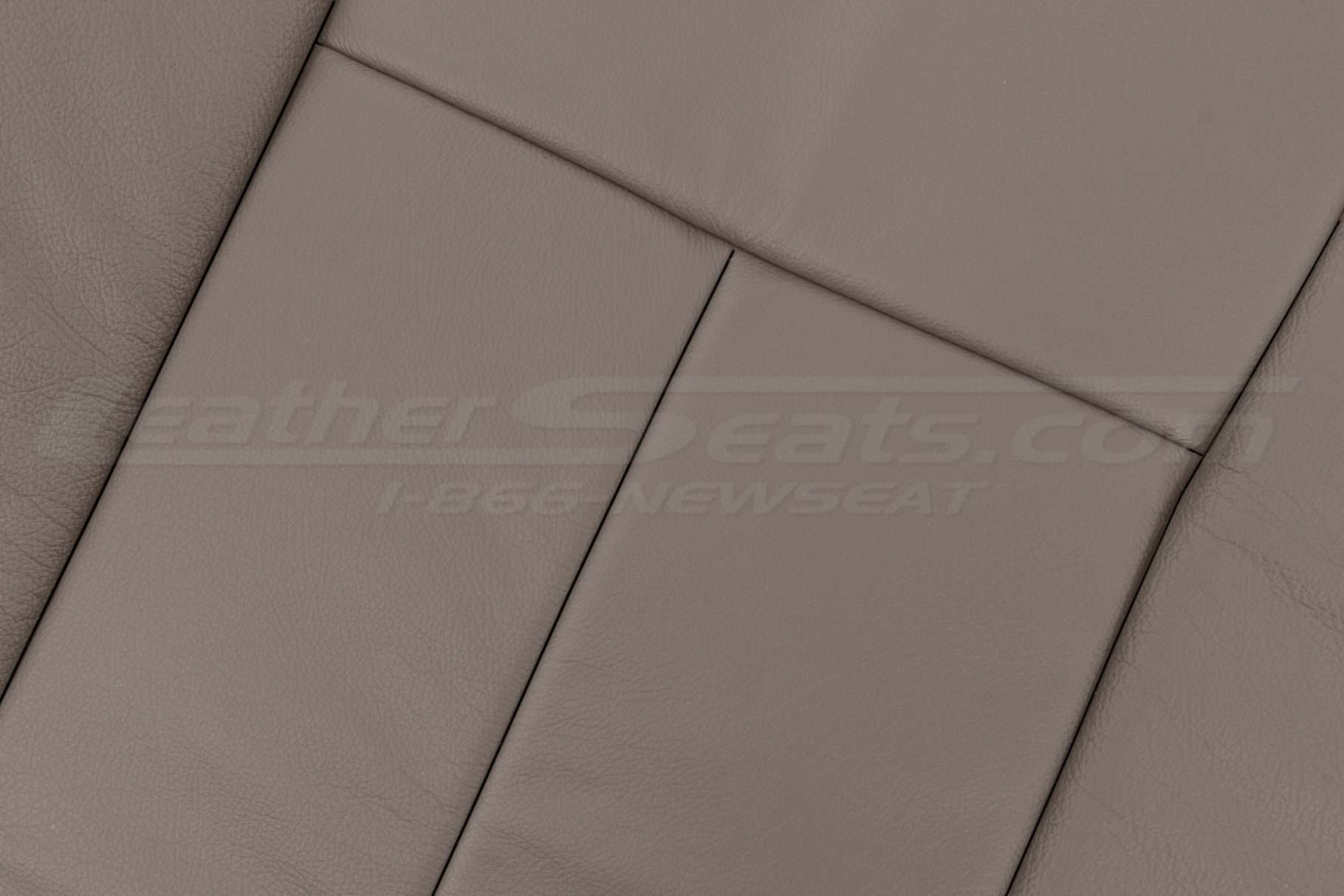 Expedition OEM stone leather texture close-up