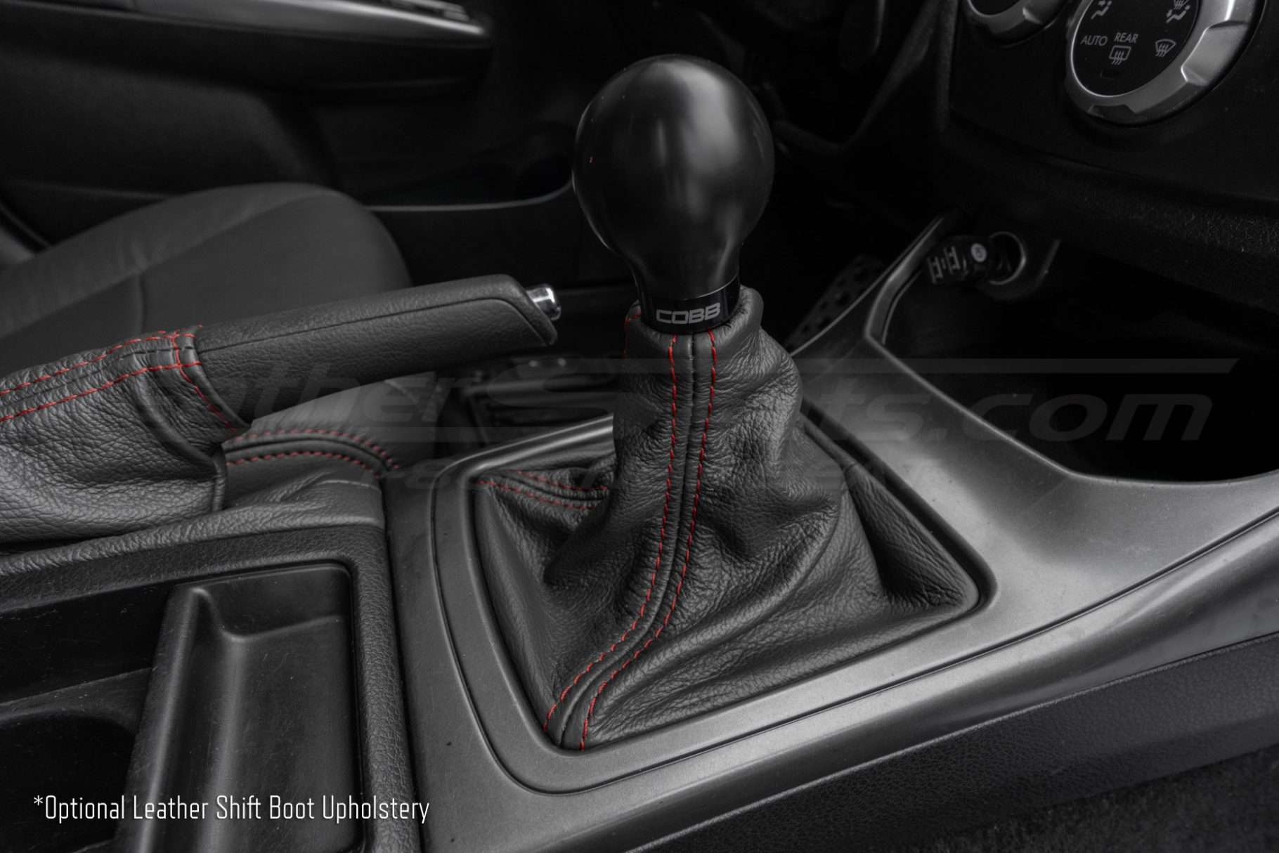 Optional Leather Shift Boot Upholstery for Subaru Impreza WRX sedan