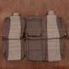 Rear seat coffee and adobe leather upholstery for Ford Superduty
