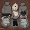 40/20/40 Chevrolet Silverado leather seat interior kit - Platinum - flipped