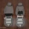 Chevy Silverado aftermarket leather seat interior kit - front seat upholstery flipped