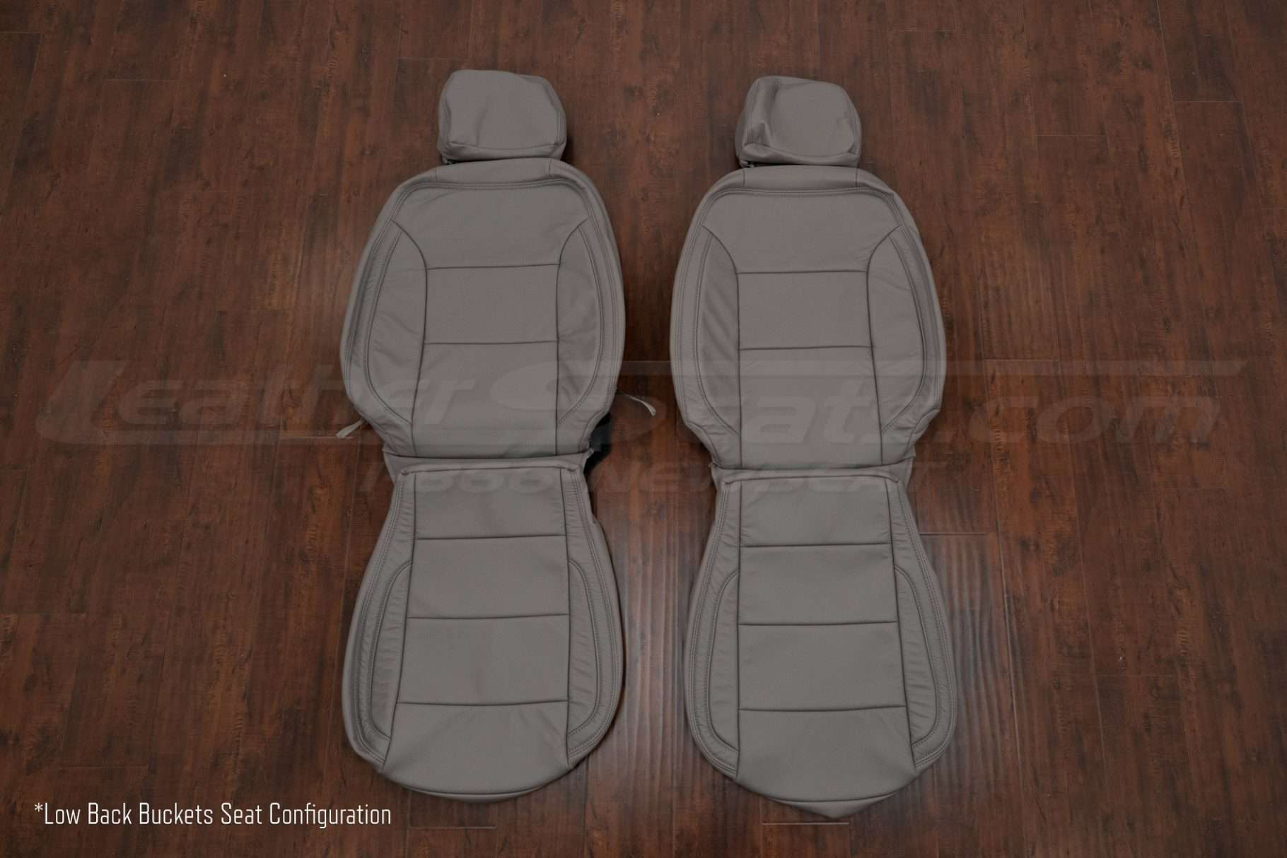 2019-2025 Chevy Silverado double Cab leather seat interior kit - Front seat upholstery - Low Back Buckets