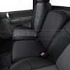 Chevy Silverado aftermarket leather jump seat - seating position