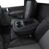 Chevy Silverado aftermarket leather jump seat - folded down