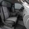 2007-2013 Chevrolet Silverado Reg cab with aftermarket installed leather seats in Black and light grey