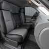 2008 Chevy Silverado with custon black and grey leather seat covers
