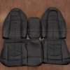 1999-2004 Ford F150 Lightning Regular cab leather seat interior kit - Black - Front seat and console upholstery