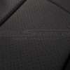 Perforated Black leather close-up