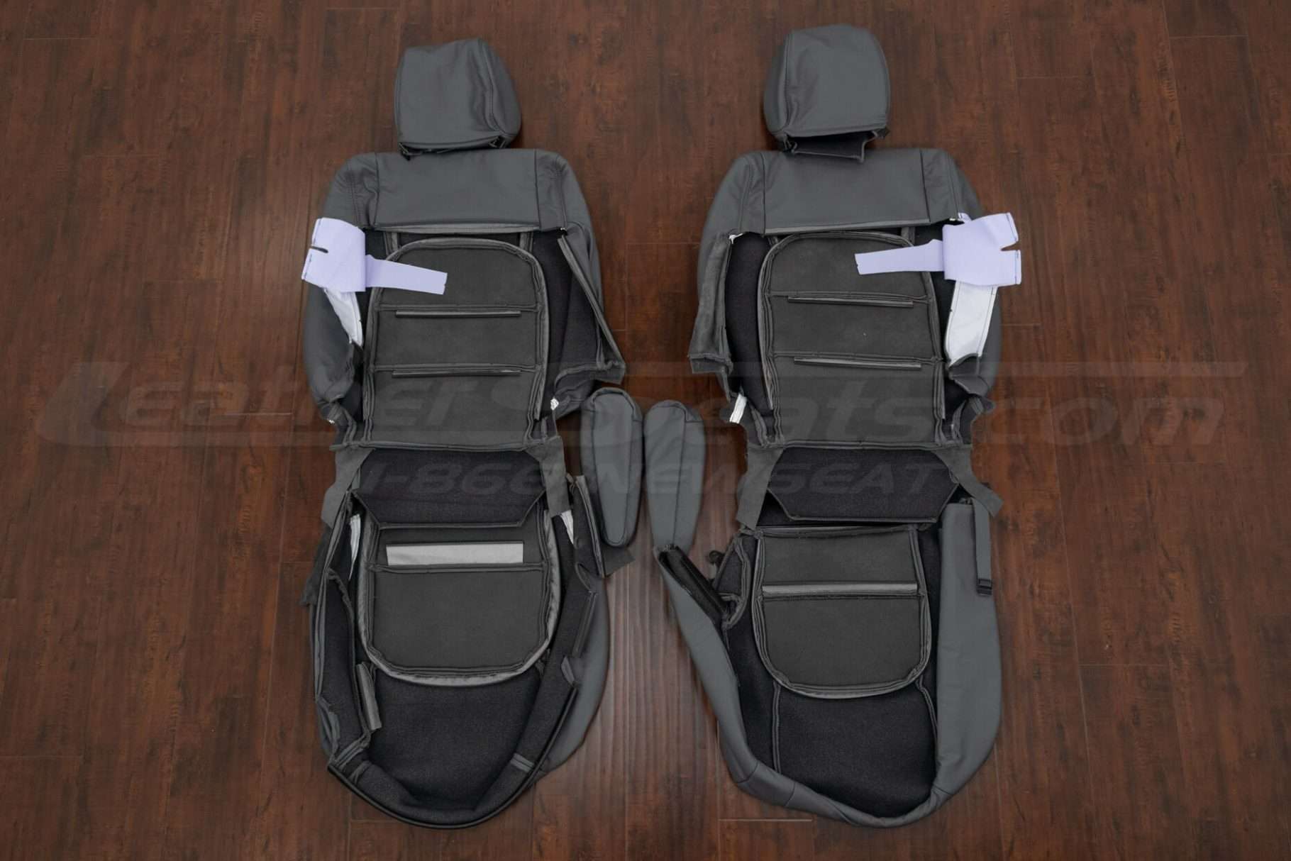 Front seat LX470 seat covers flipped