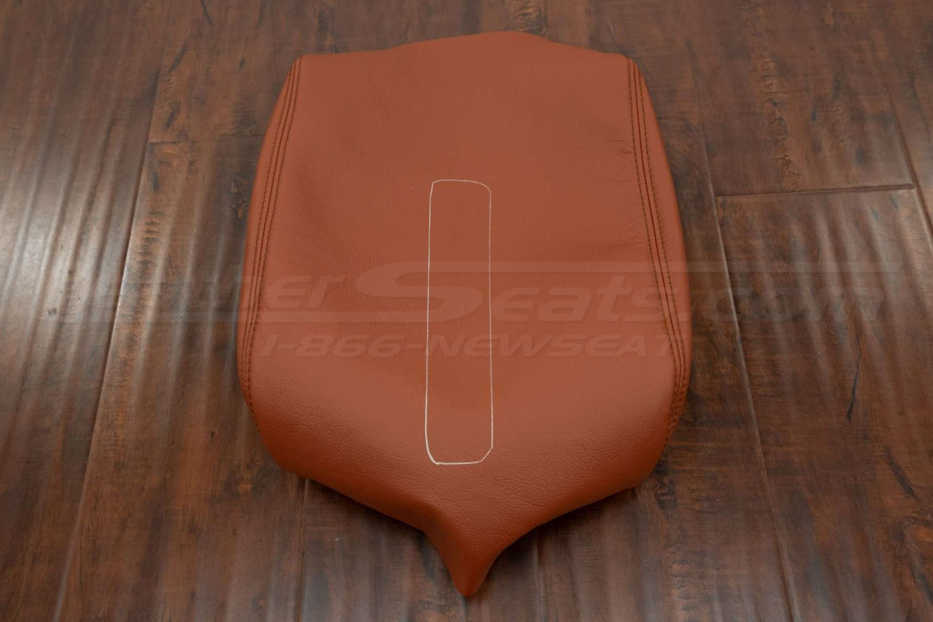 Aftermarket leather console lid cover for Hummer H2