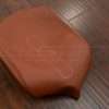 Side view of premium leather console lid cover for hummer h2