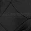 Black leather texture on corolla backrest upholstery