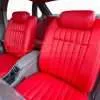 Front backrest and headrest section of installed leather seats for chevy impala ss
