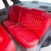 Bright Red SS Impala leather seat covers - rear seats