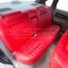 1994-1996 Chevy Impala SS with custom installed leather seats - Bright Red - Rear seats passenger side
