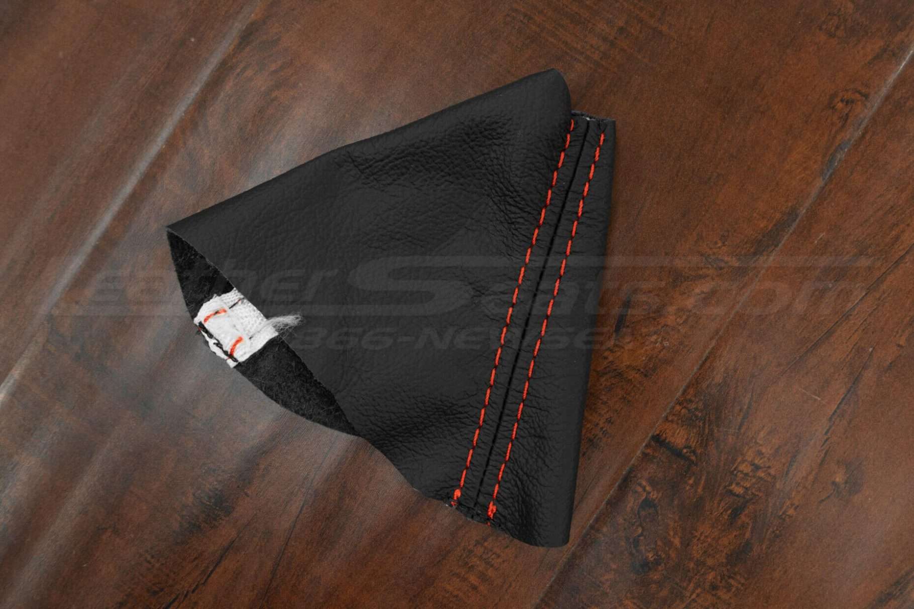 custom dodge challenger leather shift boot cover