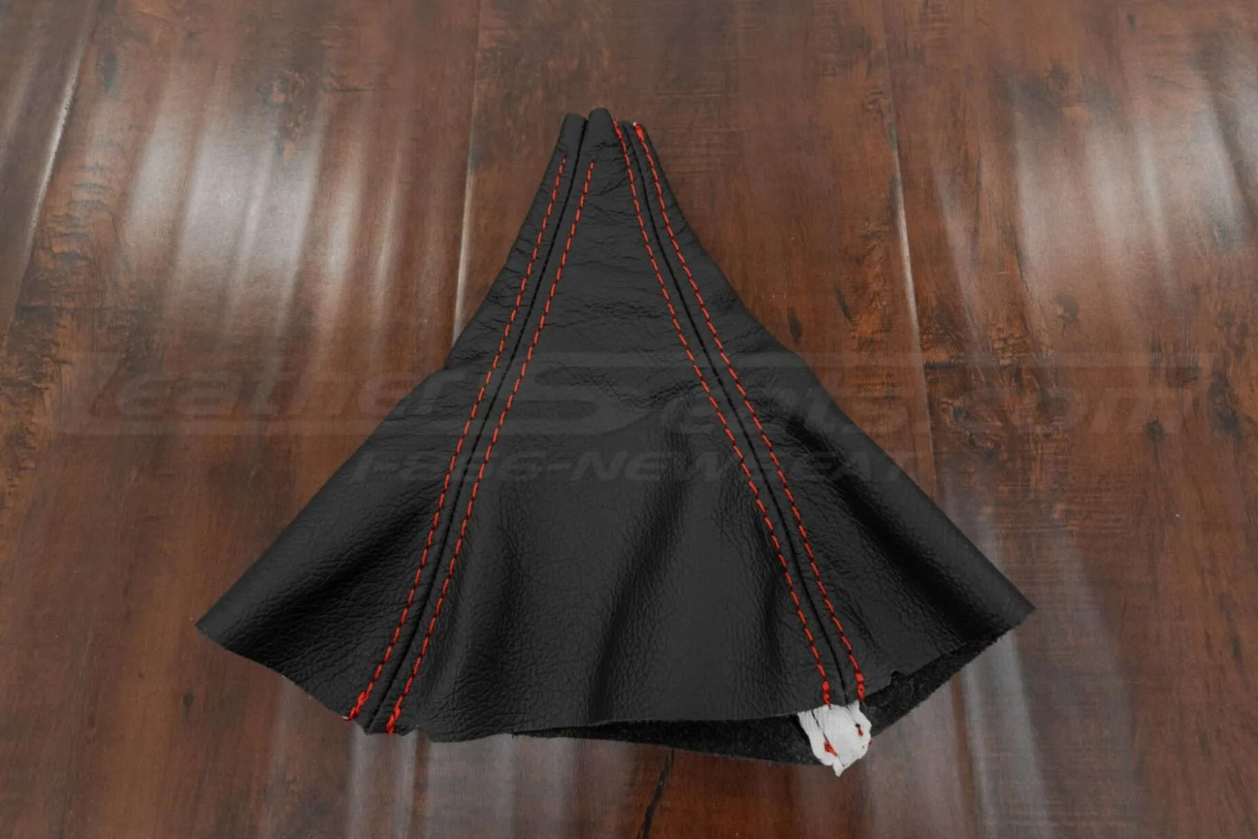 Mitsubish 3000GT premium shift boot leather upholstery - flat on