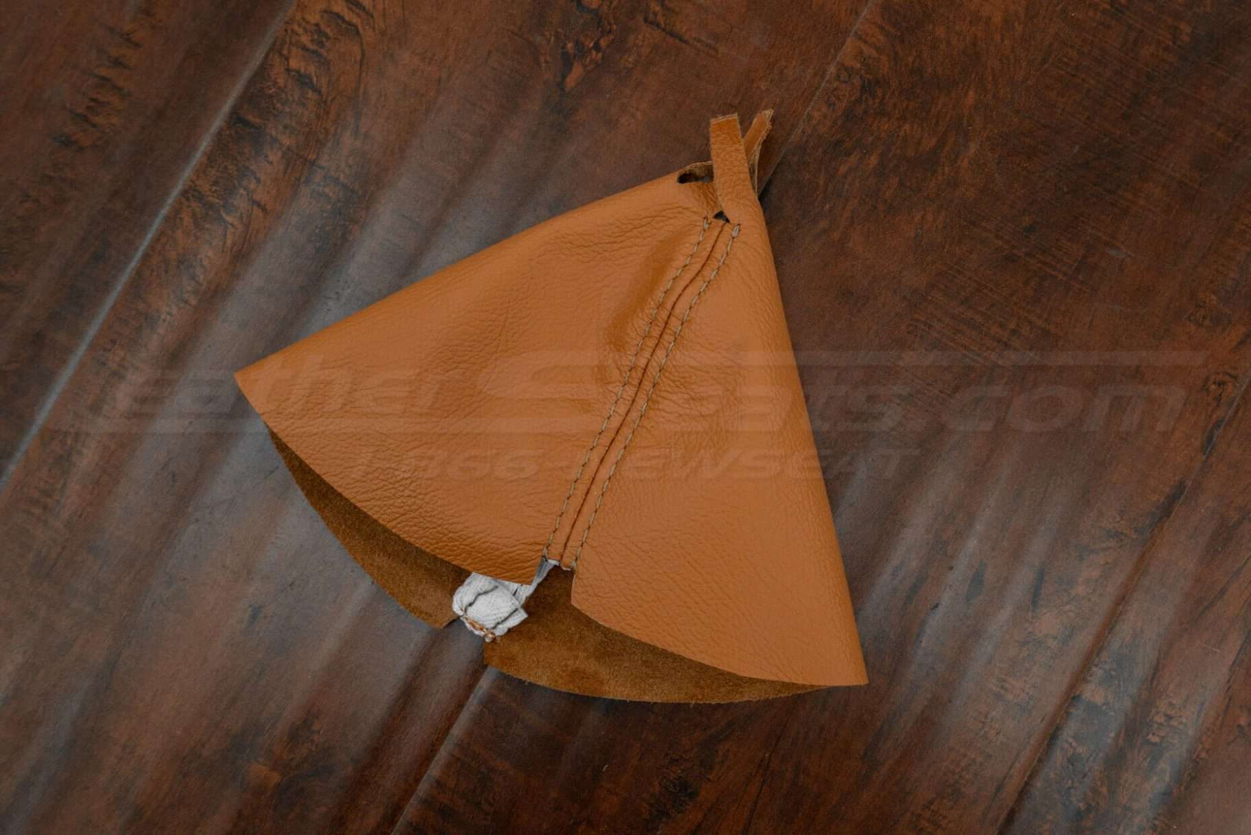 2003-2008 Nissan 350z burnt orange leather shift boot