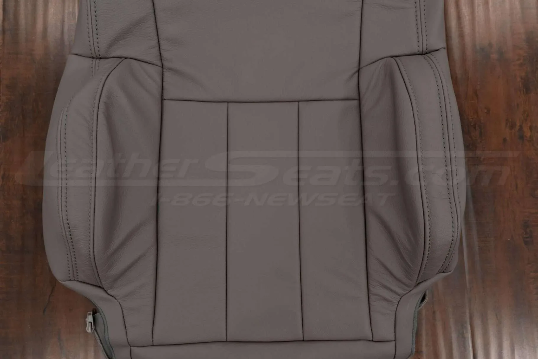 Insert sectionof leather backrest cover for toyota tacoma