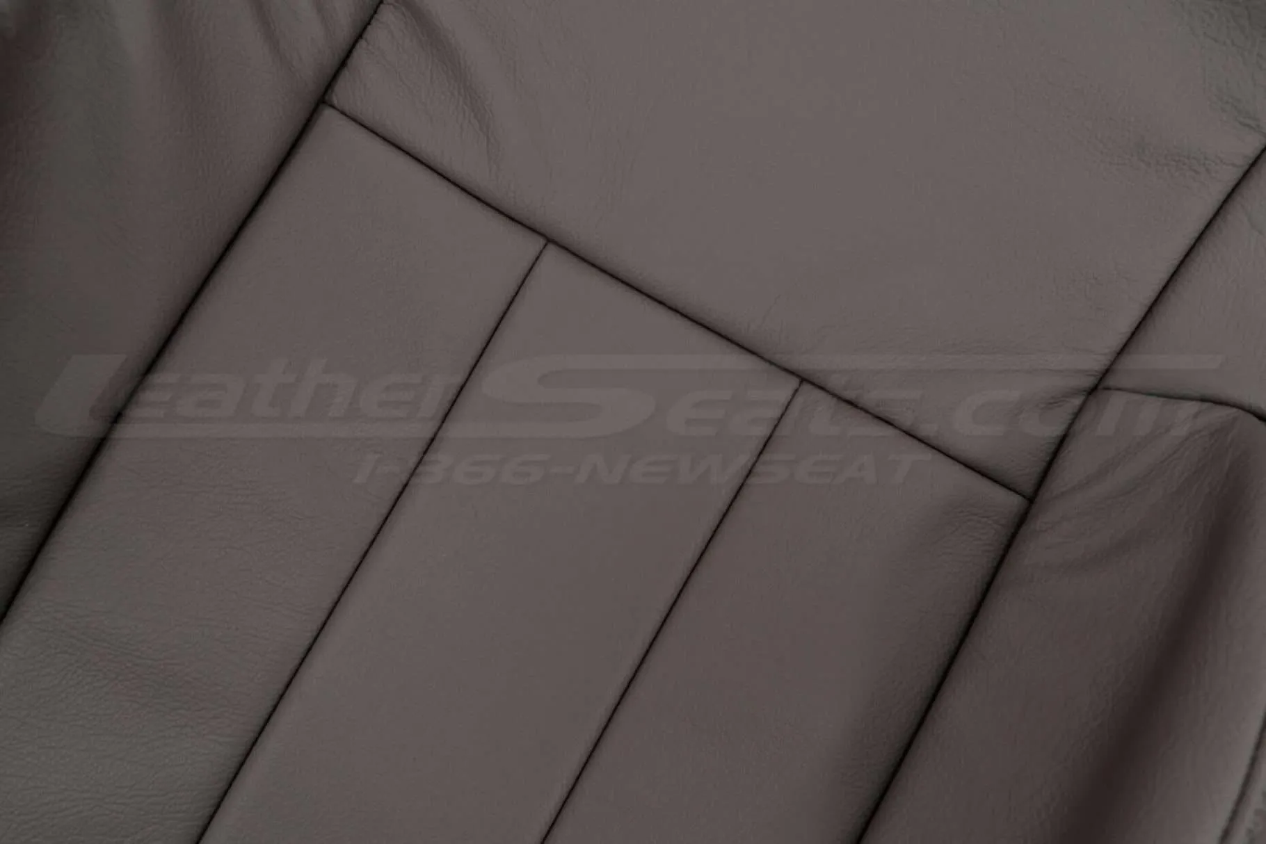Toyota Tacoma platinum leather texture close-up