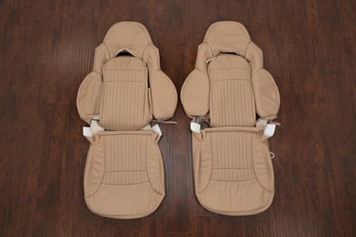 1997-2004 Chevrolet Corvette leather seat interior kit - Bisque - Featured Image -