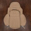 1997-2004 Chevrolet C5 Corvette leather backrest upholstery in bisque with perforated inserts