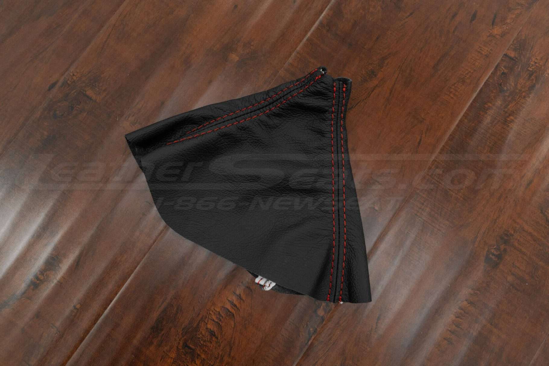 Black manual shift boot upholstery for pontiac gto