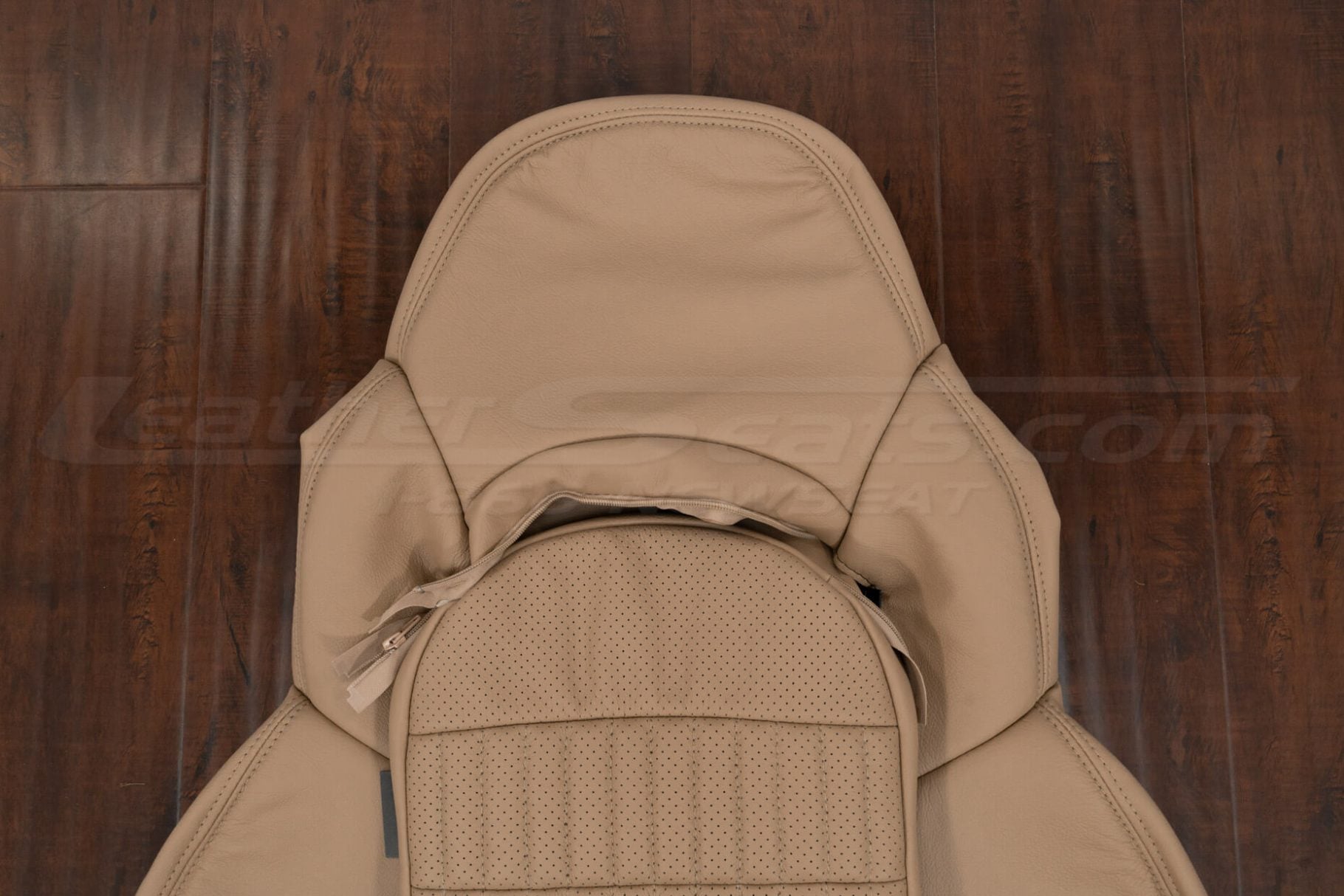 Upper section of C5 corvette leather backrest