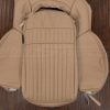 Perforated insert section of chevy corvette backrest cover