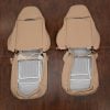 Front seat c5 corvette leather kit flipped