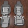 Front seat of honda pilot ex leather upholstery flipped