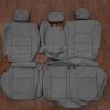 2010 honda pilot ez aftermarket leather chair covers in light grey - middle row with armrest