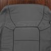 Upper section of light grey honda pilot leather backrest