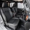 2020-2025 Jeep Gladiator with installed quilted leather seats - front passenger