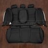 2013-2017 Honda accord sedan rear seat leather covers in black