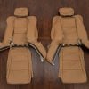 1991-2005 Acura NSX aftermarket leather seat interior kit - Ecstasy Tan - Front seat upholstery