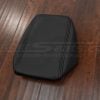 Black leather console cover with black stitching - Toyota Landcruiser