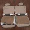 Middle row toyota landcruiser SUV upholstery flipped