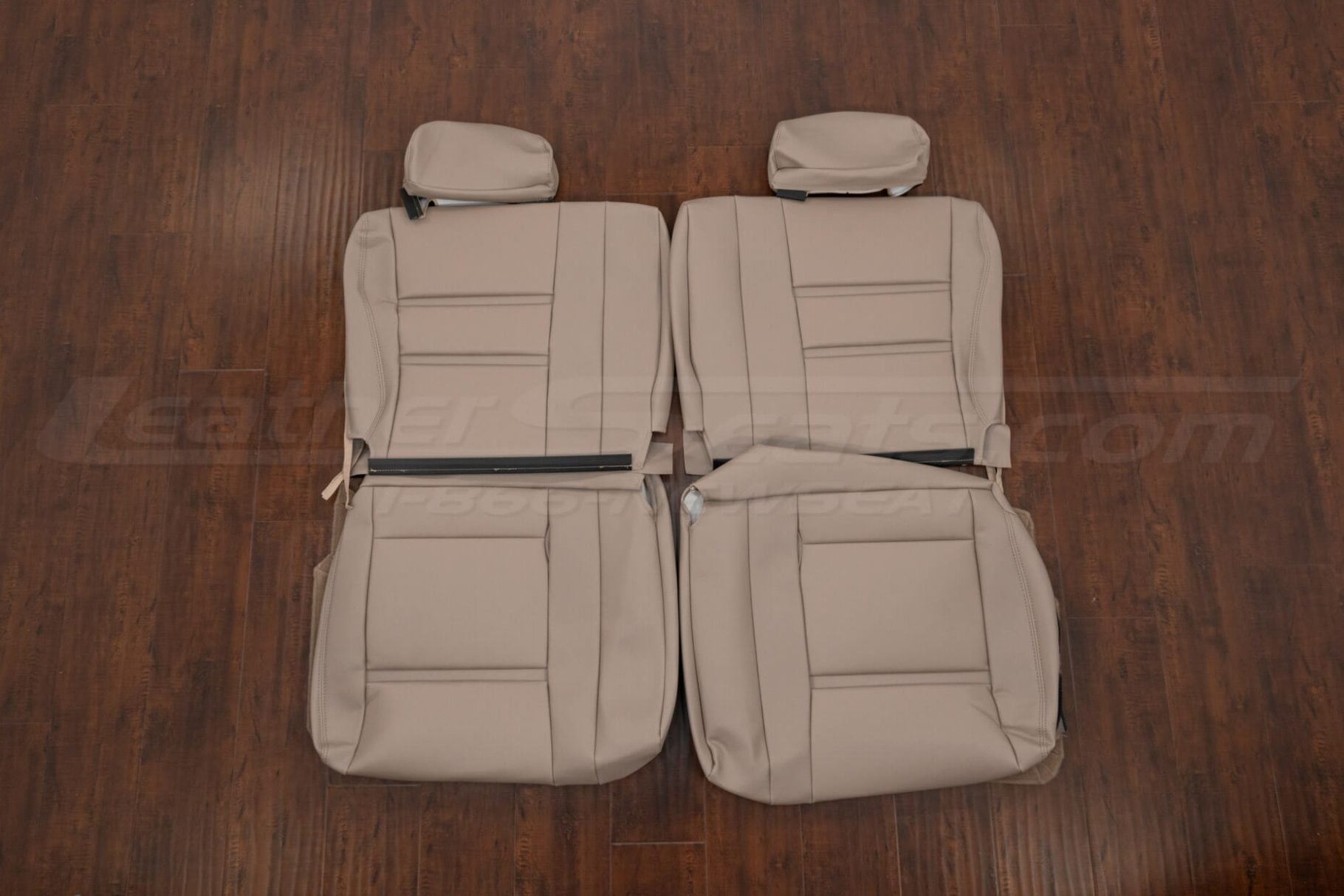 1996 Toyota Landcruiser premium leather seat kit - Adobe - third row upholstery