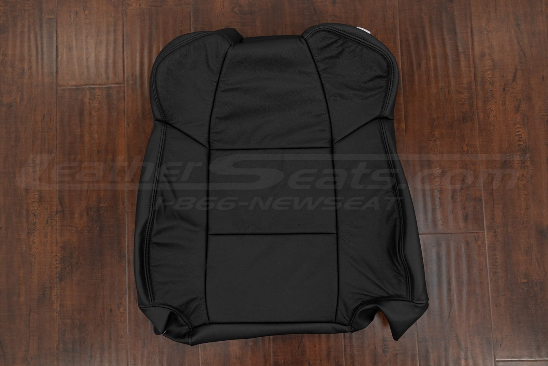 Ford F-250 black leather backrest upholstery
