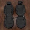 2009-2011 Honda Pilot custom leather seat interior kit - Black - front seat covers