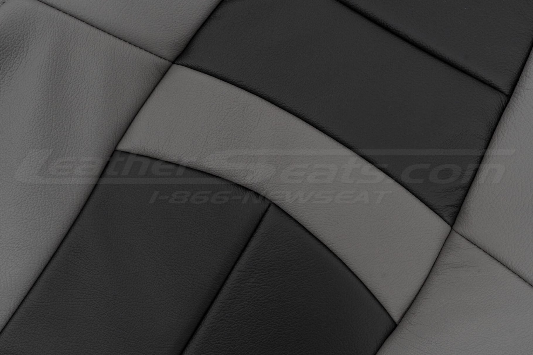 Ford Lightning Black and stone leather texture