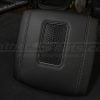 Side view of wireless charging center console lid for dodge ram trucks