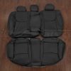 2011-2016 Hyundai Elantra Premium leather seat kit - Black - Rear seats with armrest