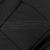 KKia soul black backrest leather texture