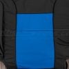 Cobalt Blue insert section of chevrolet tahoe leather backrest upholstery